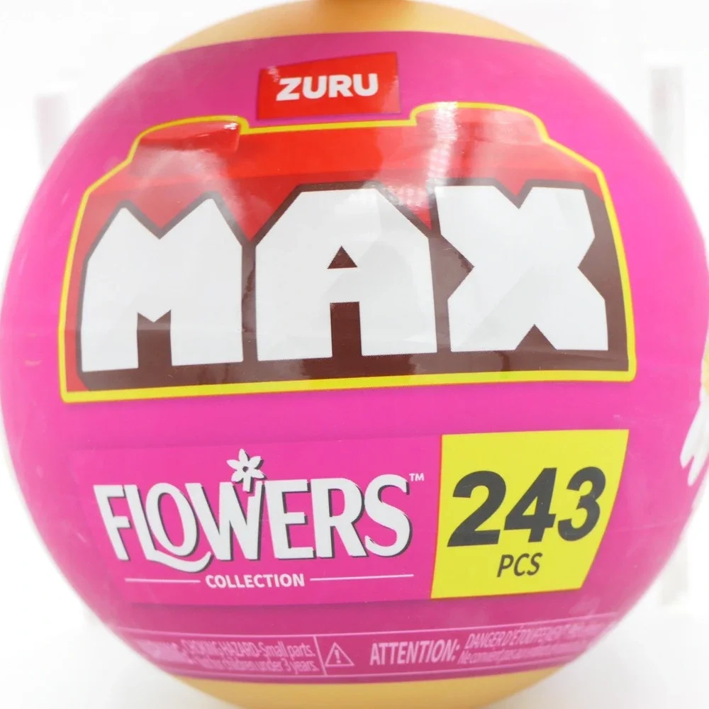 Zuru MAX Flowers Collection Capsule Building Toy 4 Pack - 204/212/232/243 Pcs